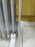 美的（Midea）【白玉】取暖器/电暖器/电暖气家用/烤火炉/13片节能速热/电热油汀/油酊/加热器/烘衣加湿HYX22N 实拍图
