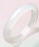 周六福白月光玉髓手镯宽条白透新中式国风送女友生日礼物 60mm  实拍图