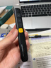 诺为 100米遥控PPT希沃翻页笔教师用 醒目按键激光笔 音量控制 无线演示器 投影笔 N29 红光 黑色 实拍图