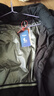 鸭鸭（YAYA）羽绒服男时空道宇连帽2025最新款冬季三防抗静电加厚保暖情侣外套 星空黑色 3XL 【建议190-210斤】 实拍图