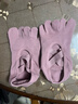 Keep瑜伽袜防滑分指女五指袜室内地板运动舞蹈袜 绑带粉【AB款随机发 实拍图