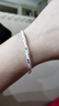 唯一（Winy）银手镯足银9999满天星镯子纯银饰品妈妈生日礼物送女友老婆款 实拍图