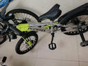 凤凰（Phoenix）儿童自行车儿童山地自行车小孩单车带辅助轮6-10岁凤凰儿童自行车 高配绿丨辐条轮+辅助轮+礼包 16寸【适合105-130cm】 实拍图