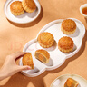 华美月饼礼盒蛋黄莲蓉中秋月饼礼盒祈福金秋980G 实拍图