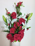 迷.妆 假花高支百合花仿真花束单支客厅电视柜餐桌装饰品仿真花套装花 3支白色-香水百合（不含花瓶） 实拍图