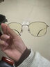 米家小米防蓝光眼镜 平光无度数手机电脑防辐射眼镜男女 金色 实拍图