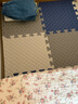 乐缔宝宝拼接爬爬垫30*30CM婴儿爬行垫2CM厚防滑垫儿童卧室地垫青白灰 实拍图