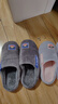大嘴猴（paul frank）棉拖鞋男士秋冬季室内家居拖鞋毛绒保暖厚底棉鞋男款深灰290PF607 实拍图