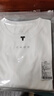 拇指白小T二代白色短袖T恤男女春夏三防纯棉白小丅打底衫上衣 白色女款 XL 实拍图