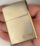 ZIPPO打火机限量版收藏 镀金标志 煤油防风 生日中秋礼物送男友送老公 镀金标志（高档绿色皮盒+礼袋+133ml油+火石） 实拍图