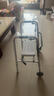 鱼跃（Yuwell）老人助行器YU730A骨折拐杖折叠便携手推带轮车坐板四脚手杖助行架 实拍图