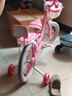 永久儿童自行车3-8岁小孩脚踏单车宝宝中大童女孩公主款童车 【升级-白胎】小猫粉+护具礼包 16寸 实拍图