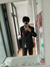 星禾莱日系学院风男生dk西装制服外套jk校供感红色西服学生痞帅班服套装 垫肩西服黑+白衬衫藏青领带+黑西 M 建议【95-110斤】 实拍图