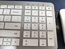B.O.W 航世 HW299无线键盘鼠标套装充电 静音超薄笔记本电脑办公通用外接数字键盘鼠标 银白电池套装【超薄静音】 实拍图