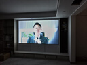 微鲸（Whaley）菲涅尔抗光幕布三色激光投影仪中长焦硬屏超短焦家用高清抵抗散斑家用客厅卧室画框幕布 4K-纳米抗光黑钛金 120英寸 实拍图