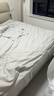 水星家纺60s水洗棉四件套 A类素色被套枕套床单绵柔透气宿舍双人套件180cm×200cm 实拍图