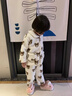 班喜迪儿童睡衣加绒套装秋冬装2025新款女童上衣宝宝裤子冬季男童家居服 米小熊 90 cm 实拍图