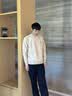真维斯打底衫男秋冬款男士半高领毛衣加绒加厚内搭保暖高级感毛衣 实拍图