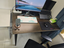 舒客艺家 电脑桌台式小户型小桌子家用学习桌写字办公书桌电竞长条桌子 灰纹黑架单桌100*60*74 加固电脑桌 实拍图