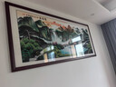 画殊客厅风景画沙发背景墙壁靠山图办公室字画挂画山水画实木框装饰画 【聚宝盆图】主图款 210*90cm【推荐墙宽2.5米左右】 实木框+有机玻璃/顺丰送货上门 实拍图