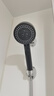 四季沐歌（MICOE）黑色增压淋浴花洒喷头 浴室加压淋浴喷头花洒头手持花洒单头HS125 实拍图