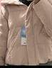 森马（Semir）90绒羽绒服女短款小宽松连帽高蓬面包服冬防泼水防风立领外套百搭 【显瘦小A廓形】橡皮粉（白鸭绒）61214 M 实拍图