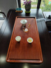 神雕（SHEN DIAO）整块原木花梨木茶盘电木款单层排水式简约茶托盘家用大号实木茶台 花梨木-简流水(70x35)配水球水管 实拍图