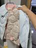 巴拉巴拉儿童羽绒服三防衣服轻薄棒球领外套男女童装秋冬装碎花萌 甜美小碎花00387-白鸭绒 110 （充绒量37g） 实拍图