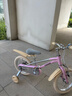 酷骑（COOGHI）小飞侠儿童自行车3-6-8岁男女孩超轻儿童单车自行车14寸 樱霞粉 实拍图