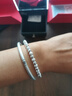 唯一（Winy）银手镯足银9999古法镯子妈妈生日礼物纯银饰品送女友老婆年轻款 实拍图