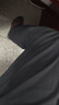 利郎青年商务男装【周翔宇联名】休闲裤男薄绒通勤阔版长裤Q4DXK301 黑色 32 (175/82A) 实拍图