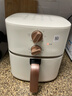 美的（Midea）空气炸锅免翻面 易用旋钮 家用实用大容量5.3L 多功能全自动 蒸烤炸一体 金属内腔  MF-KZE535J5 实拍图