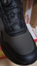 金利来（goldlion）男鞋24年冬季加绒皮鞋保暖舒适男士高帮鞋G550440093RAS灰黑色42 实拍图