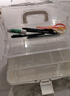 得力（deli）中号多功能便携学生美术工具箱学生画笔水彩颜料收纳箱绘画画手提箱68302学生开学礼物 实拍图