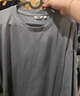 优衣库男女装大师T AIRism宽松圆领T恤五分袖短袖475355 465185 475355/07青灰色 XL 实拍图