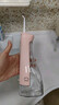 拜尔（BAIR） M3电动冲牙器家用便携式 清洁口腔洗牙器水牙线冲洗器洁牙器牙套清洗 送男女朋友礼物 M3Plus 300ml大水箱 粉色 5支喷头 实拍图