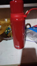 哈尔斯保温杯316L不锈钢大容量男女士高颜值生日伴手礼品盒 红色660ml 实拍图