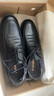 波图蕾斯英伦男士商务休闲鞋正装皮鞋男系带耐磨通勤婚鞋男 9829 黑色 39 实拍图