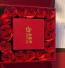 老凤祥珠宝首饰浪漫玫瑰鲜花礼盒（带贺卡） 送女友老婆生日礼物 老凤祥高档玫瑰礼盒 实拍图