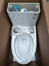 九牧（JOMOO）马桶家用节水静音缓降盖板劲冲防臭抗菌大尺寸一级水效坐便器 【蓝精灵投放盒】11396KC 400坑距【390以上选择】 实拍图