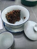 南山先生 茶具配件家用陶瓷三才碗功夫茶具泡茶碗中式芙蓉盖碗 手绘芙蓉三才碗 实拍图