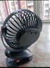酷盟（kumeng）小风扇桌面小型制冷空调制冷静音风扇usb可充电夹子扇壁挂宿舍床上用台式卧室办公室 实拍图