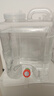 拜杰水桶手提式纯净水桶矿泉水桶饮水桶带龙头大容量自驾游户外储水桶 透明食品级pc材质【15升+水管】 实拍图