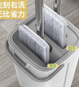 五月花平板拖把33CM杆长125cm2配布刮刮桶免手洗干湿两用家用懒人地拖 实拍图