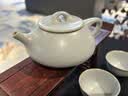 青澹墨雅天青汝窑 茶壶套组开片冰裂釉功夫泡茶壶 景德镇手工陶瓷礼盒装 石瓢茶组 3件 晒单实拍图