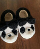 巴拉巴拉男童棉拖鞋熊猫可爱小女孩室内家居包跟毛茸棉鞋儿童保暖毛毛鞋冬 实拍图