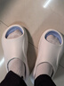 LATE TIME软弹户外拖鞋男士四季软底防滑新品运动拖鞋情侣居家凉拖鞋女外穿 白蓝 44-45 【标准码】 实拍图