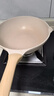 炊大皇 炒锅 麦饭石色不粘锅多功能少油烟炒菜锅平底28cm 电磁炉通用 实拍图