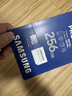 三星（SAMSUNG）256GB TF MicroSD 内存卡 4K高速蓝卡 U3A2V30 读速180MB/s 游戏机无人机运动相机存储卡 PRO Plus 实拍图