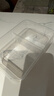特美居一次性饭盒长方形分格2格快餐盒1000型50套带盖加厚打包盒透明 实拍图